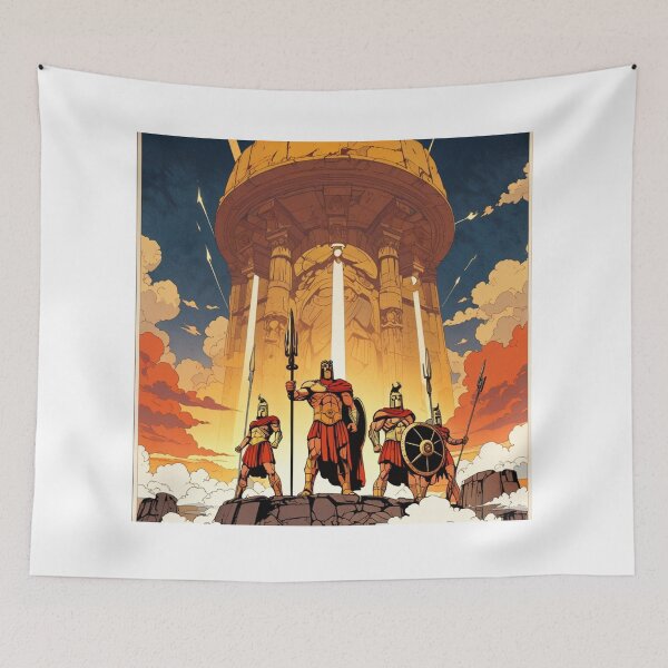Item preview, The Divine Eye over the Land of Warriors designed and sold by BespokeBrushes.