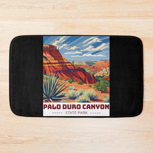 Item preview, Palo Duro Canyon State Park in Texas, USA Vintage Art Travel Landscape designed and sold by MaateoDesign.