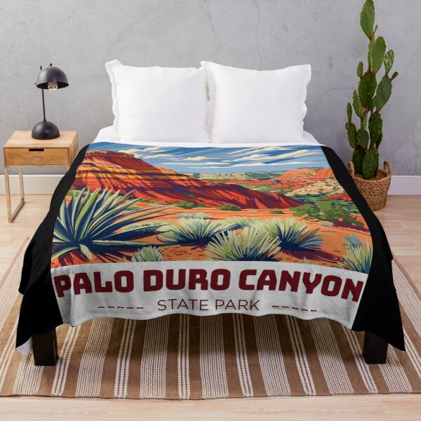 Item preview, Palo Duro Canyon State Park in Texas, USA Vintage Art Travel Landscape designed and sold by MaateoDesign.