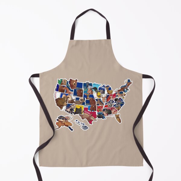 Item preview, All State Mammals/Animals (On USA Map) designed and sold by littlealiart.