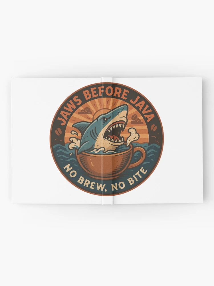 Thumbnail 2 of 3, Journal, Jaws Before Java designed and sold by JavaJokeTees.