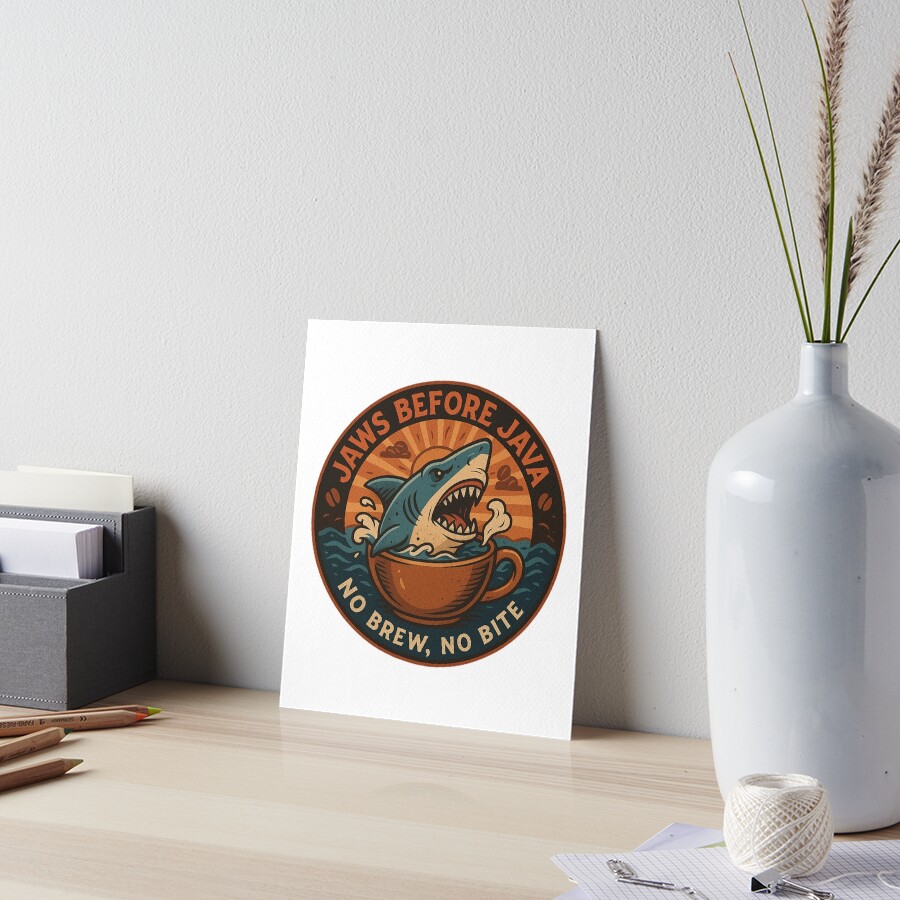 Item preview, Art Board Print designed and sold by JavaJokeTees.
