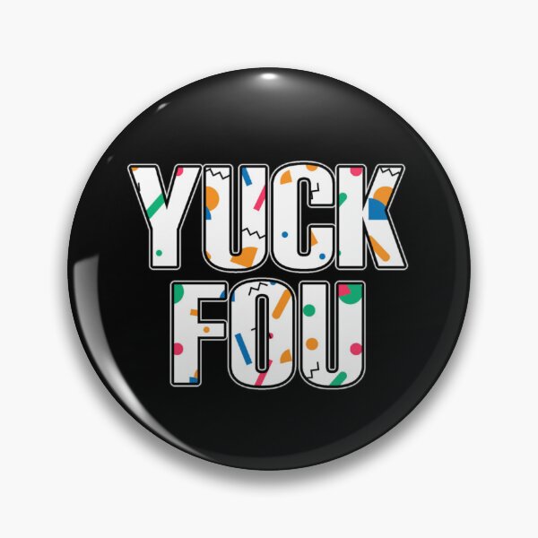 Item preview, Yuck Fou colourful confetti pattern  designed and sold by Lucky Pig Teesigns .