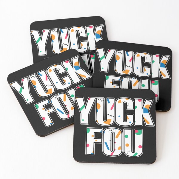 Item preview, Yuck Fou colourful confetti pattern  designed and sold by Lucky Pig Teesigns .