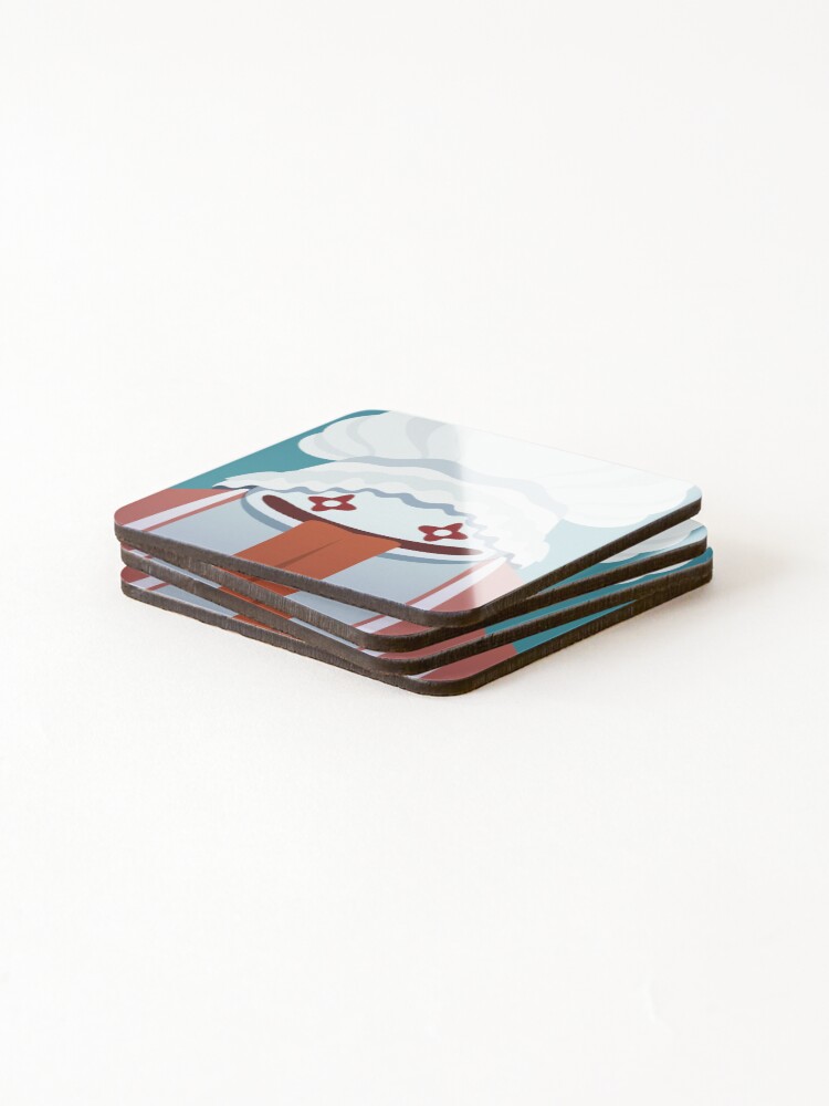 Thumbnail 4 of 5, Coasters (Set of 4), Quina designed and sold by RikDrawsThings.