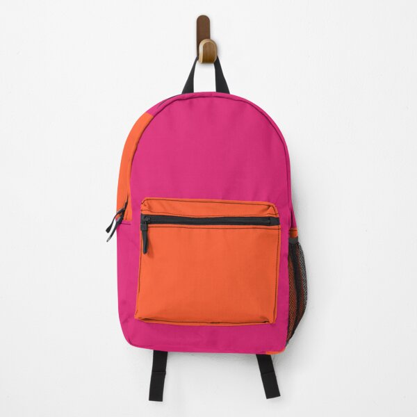 Item preview, Bold Vivid Orange and Hot Fuchsia Colorblock designed and sold by Deutschic.