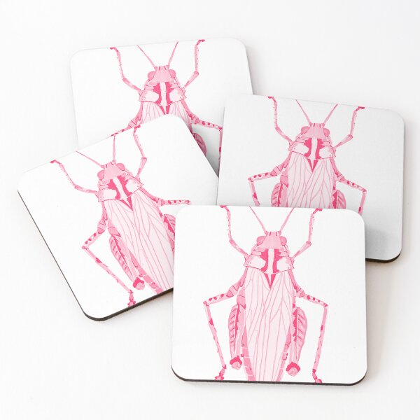 Item preview, pink grasshoper designed and sold by c.clementine.