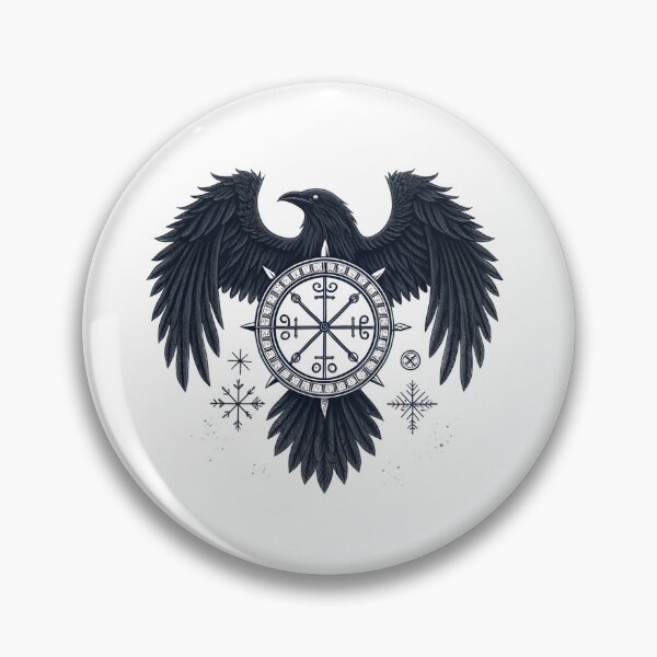 Item preview, Helm of Awe with Raven protection and inner strength . designed and sold by Lucky 777.