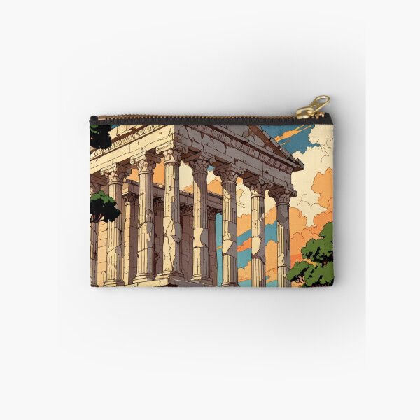 Item preview, The Ruined Greek Temple designed and sold by BespokeBrushes.