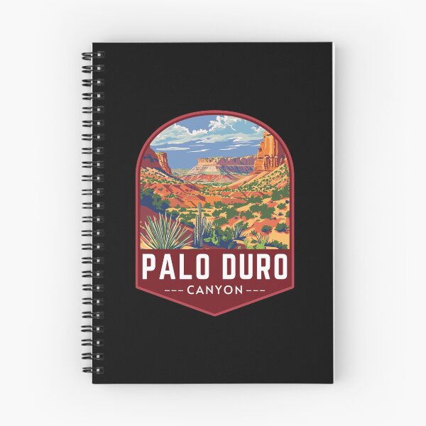 Item preview, Palo Duro Canyon State Park in Texas, USA Vintage Travel Art Badge designed and sold by MaateoDesign.