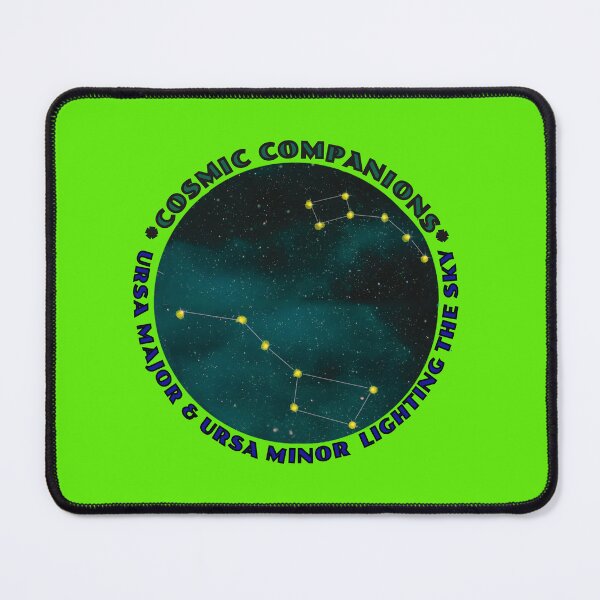 Item preview, Cosmic companions - Ursa Major & Ursa Minor lighting the sky designed and sold by Pawethic Prints Studio.