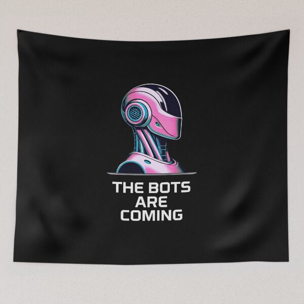 Item preview, Tesla bot designed and sold by TEEJAMBOREE.