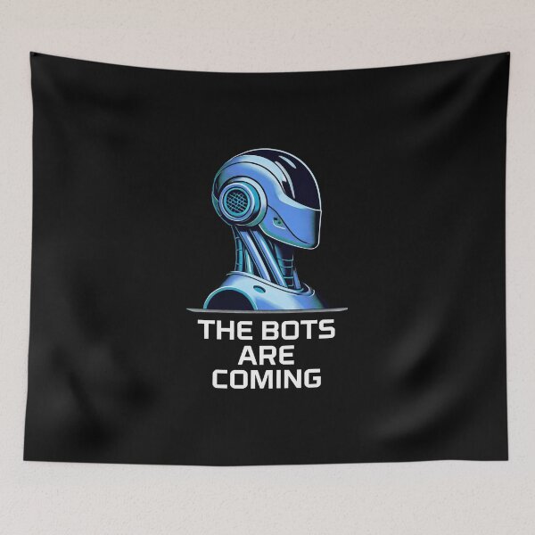 Item preview, Tesla bot designed and sold by TEEJAMBOREE.