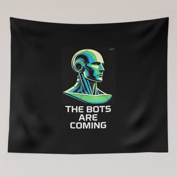 Item preview, Tesla bot designed and sold by TEEJAMBOREE.