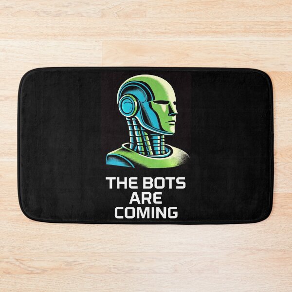 Item preview, Tesla bot designed and sold by TEEJAMBOREE.