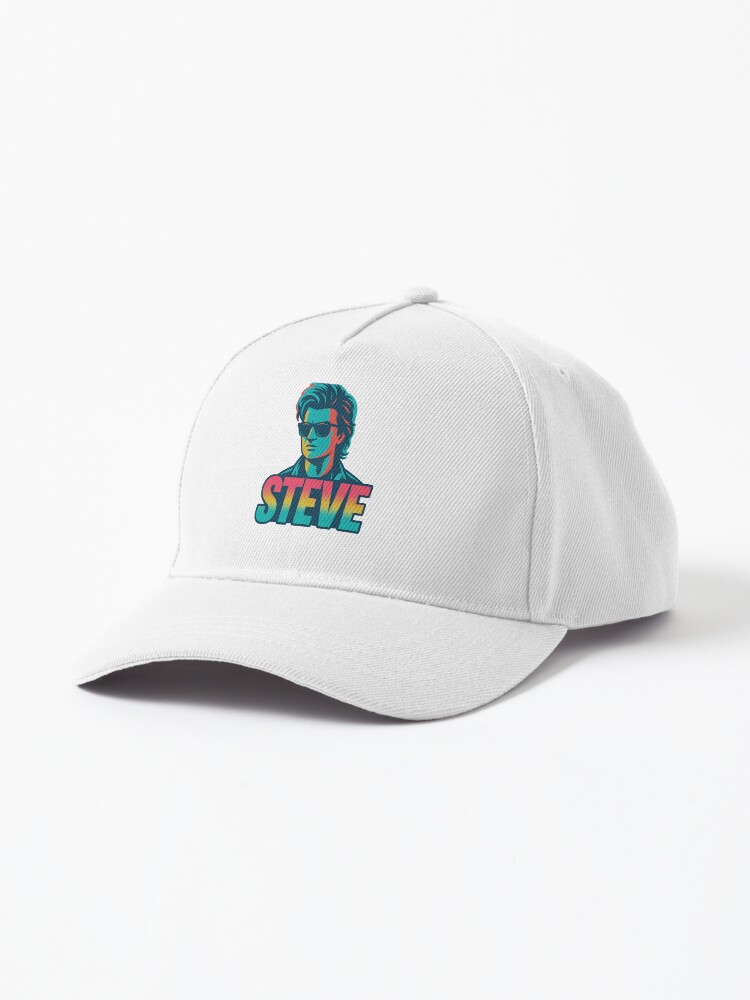 Thumbnail 1 of 7, Cap, Stranger Things Steve Harrington - Hair Like Hellfire, Style Like No One Else designed and sold by MemeMagicTees.