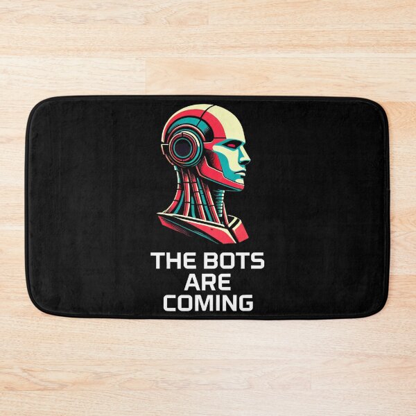 Item preview, Tesla bot designed and sold by TEEJAMBOREE.