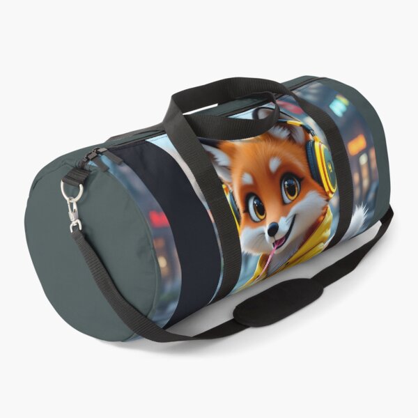 Item preview, Cyber Lemon Fox : Techno Red Fox Stickers Design designed and sold by Felia001.
