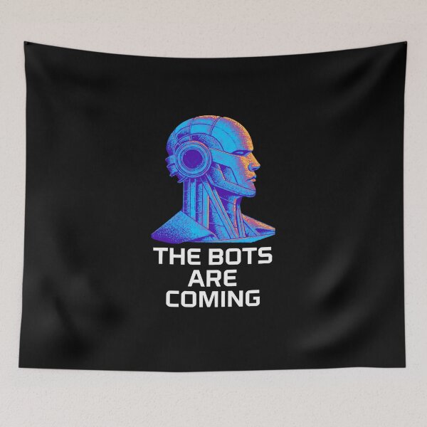 Item preview, Tesla bot designed and sold by TEEJAMBOREE.