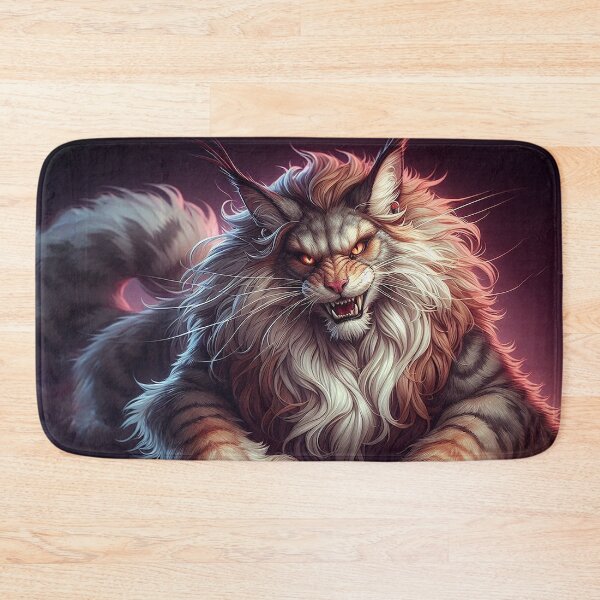 Item preview, Purring Predator with a Dinnertime Invitation designed and sold by nikkolaus.