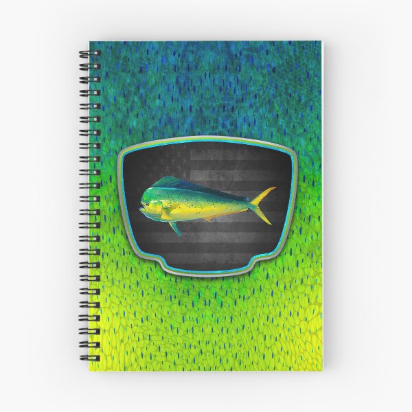 Item preview, Mahi-Mahi American Flag Badge designed and sold by artistwill.