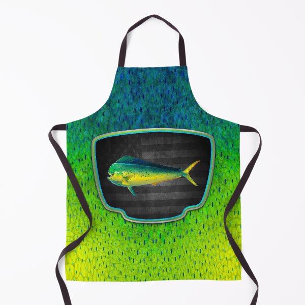Item preview, Mahi-Mahi American Flag Badge designed and sold by artistwill.