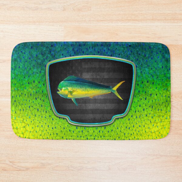 Item preview, Mahi-Mahi American Flag Badge designed and sold by artistwill.