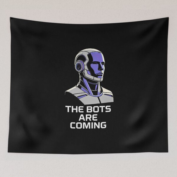 Item preview, Tesla bot designed and sold by TEEJAMBOREE.