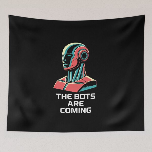 Item preview, Tesla bot designed and sold by TEEJAMBOREE.