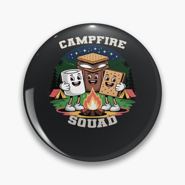 Item preview, Funny Camping Campfire Squad Smores Camp designed and sold by tamdevo1.