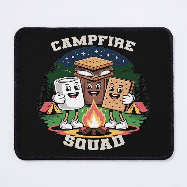 Item preview, Funny Camping Campfire Squad Smores Camp designed and sold by Cute & Sassy Custom Gifting Boutiques.