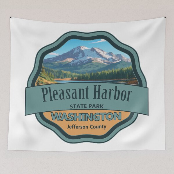 Item preview, Pleasant Harbor State Park, Jefferson County, Washington designed and sold by Wanderful-roads.