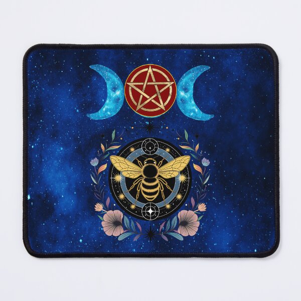 Item preview, Moon Goddess Magic – Cosmic Bee & Pentagram Enchantment designed and sold by MysticOzzy.