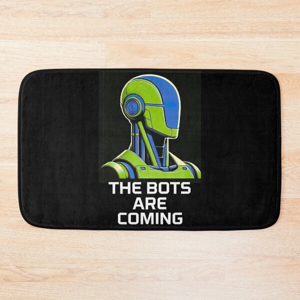 Item preview, Tesla bot designed and sold by TEEJAMBOREE.