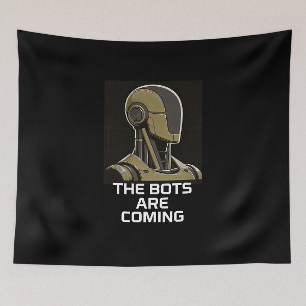 Item preview, Tesla bot designed and sold by TEEJAMBOREE.