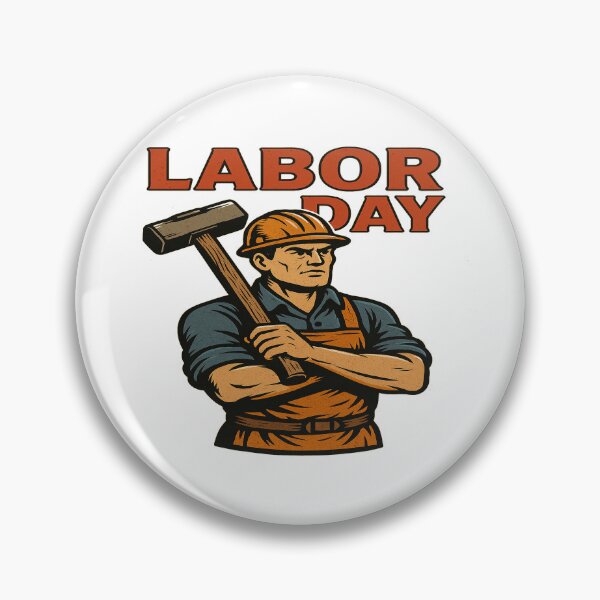 Item preview, Labor Day: Vintage Comic-Style Worker Graphic designed and sold by Vibeware.