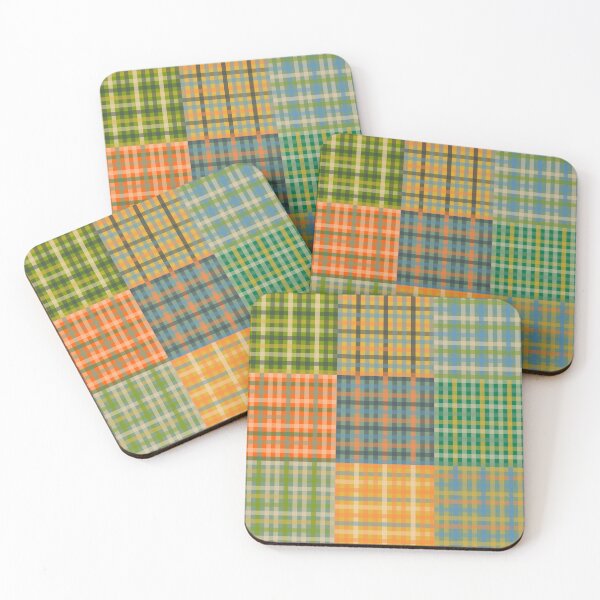 Item preview, Gingham Patchwork Checkered Preppy Multicolored Plaid Pattern designed and sold by kierkegaard.