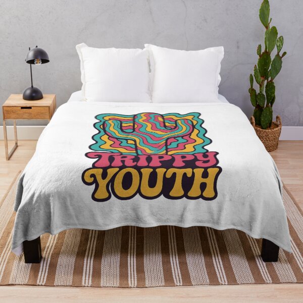Item preview, Trippy Youth Cactus | Psychedelic Summer Art designed and sold by ALITOPRINCE.