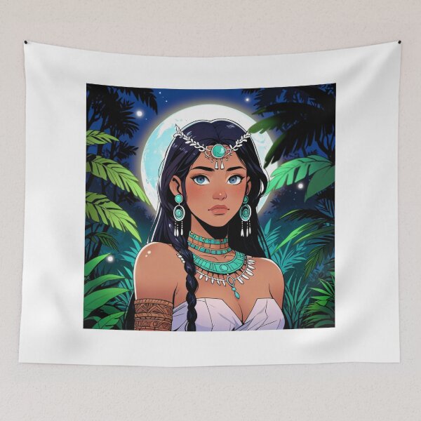 Item preview, Ixchel, Mother of Water and the Moon designed and sold by BespokeBrushes.