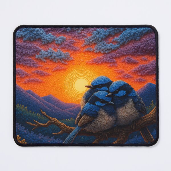 Item preview, Blue Wrens designed and sold by ShaneWalkerArt.