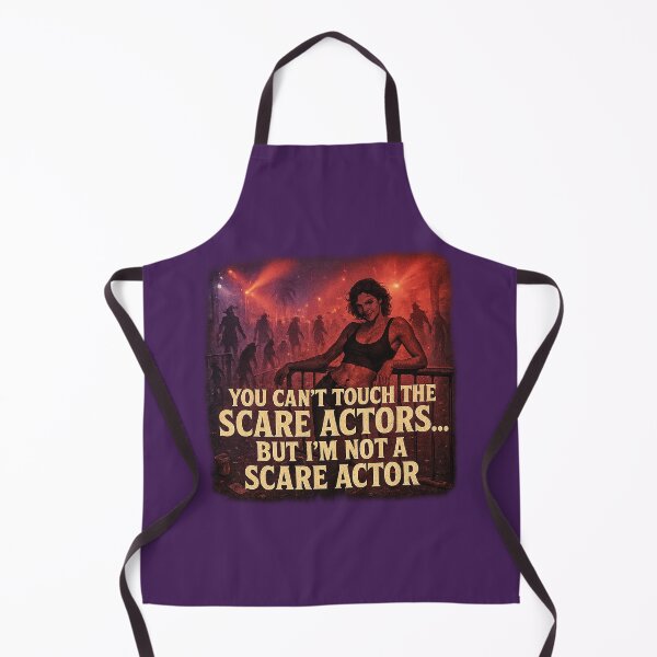 Item preview, You Can't Touch the Scare Actors (with woman) - HHN - Halloween Horror Nights 2025 - Universal Studios designed and sold by Theme Snark.