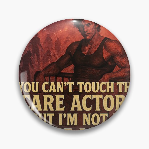 Item preview, You Can't Touch the Scare Actors (with man) - HHN - Halloween Horror Nights 2025 - Universal Studios designed and sold by Theme Snark.