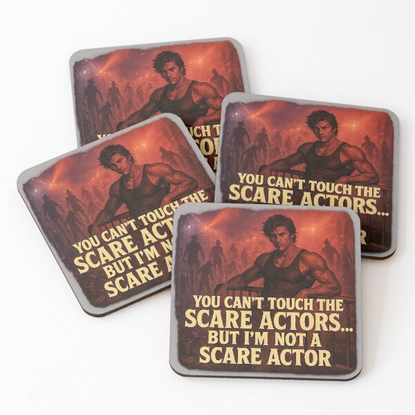 Item preview, You Can't Touch the Scare Actors (with man) - HHN - Halloween Horror Nights 2025 - Universal Studios designed and sold by Theme Snark.