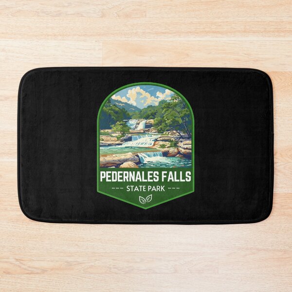 Item preview, Pedernales Falls State Park in Texas, USA Vintage Travel Art Badge designed and sold by MaateoDesign.