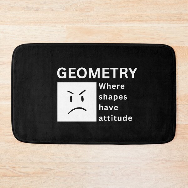 Item preview, Geometry With Attitude – Funny Math Design designed and sold by the science zoo.