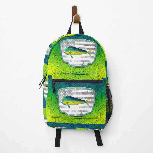 Item preview, Mahi-Mahi American Flag Badge designed and sold by artistwill.