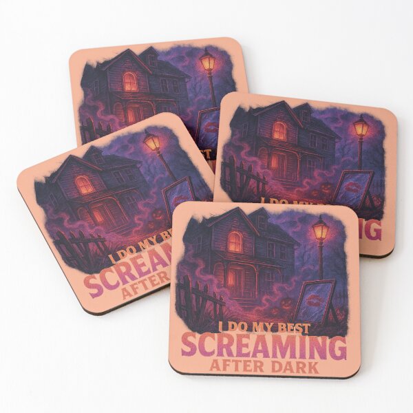 Item preview, I Do My Best Screaming After Dark - HHN - Halloween Horror Nights 2025 - Universal Studios designed and sold by Theme Snark.