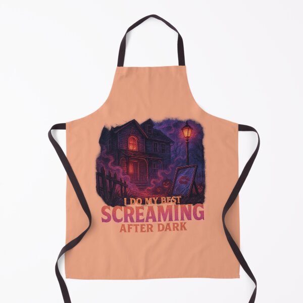Item preview, I Do My Best Screaming After Dark - HHN - Halloween Horror Nights 2025 - Universal Studios designed and sold by Theme Snark.