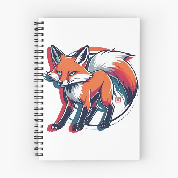 Item preview, Stylized fox in Japanese manga style designed and sold by MadeByAC.