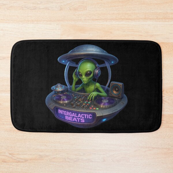 Item preview, Intergalactic Beats – Alien DJ in Space designed and sold by Girih.